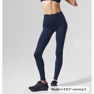 ALO Yoga Navy High-Waist Leggings